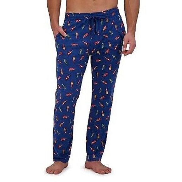 Hanes Premium -‎ Mens Medium Pajama Set Blue NWT - Picture 1 of 4